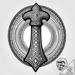 Tattoo design: a svarozhich combined with the… – style Jagger Old – tattoo sketch (06.12.2025 12:17)