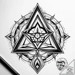 68. tattoo sketch: a “alatyr” rune as the cor… – style Jaeger Simple – tattoo sketch (06.12.2025 12:57)