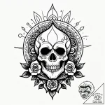 Tattoo sketch, olaf melting slightly with sun… – style Jagger Old – tattoo sketch (06.12.2025 13:17)