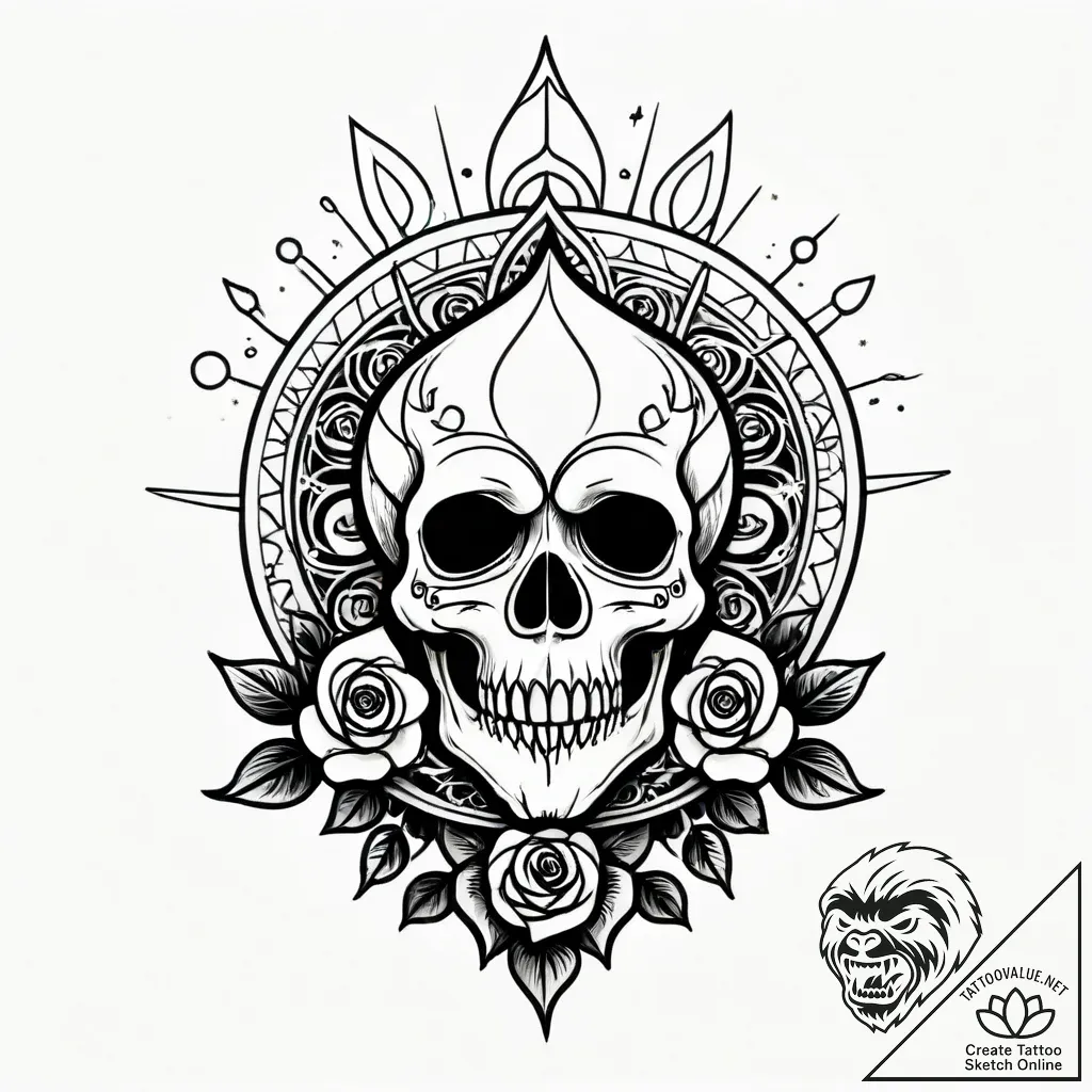 Tattoo sketch, olaf melting slightly with sun... - style Jagger Old - tattoo sketch (06.12.2025 13:17)