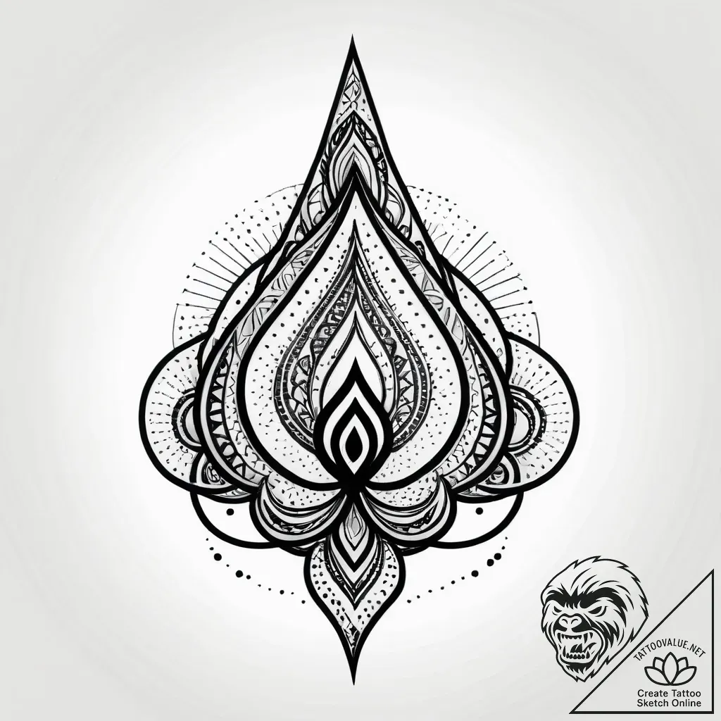 Tattoo sketch a fluid, powerful motion captur... - style Jagger Old - tattoo sketch (06.12.2025 14:37)