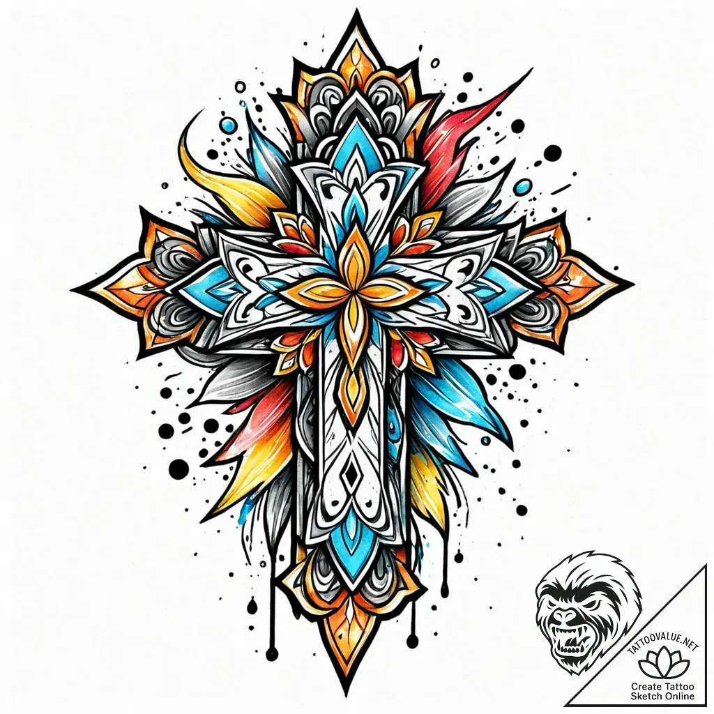 Tat tattoo sketch, new school style cartoon c... - style Jaeger Mini - tattoo sketch (06.12.2025 15:37)