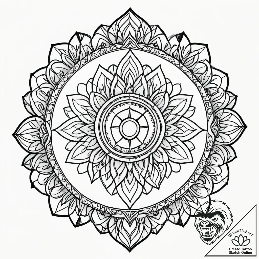 Tattoo design a delicate lace border with mic... - style Jagger Old - tattoo sketch (07.12.2025 05:57)