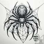 Tattoo sketch, peni parker with robot sp//dr… – style Jaeger Simple – tattoo sketch (07.12.2025 14:38)