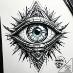 Tattoo sketch, john silver with robotic eye g… – style Jaeger Simple – tattoo sketch (07.12.2025 15:57)