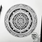 Tattoo sketch a “loading” circle with abstrac… – style Jaeger Simple – tattoo sketch (07.12.2025 17:16)