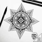 Inside out 2 / головоломка 2 (2024), concept… – style Jaeger Simple – tattoo sketch (07.12.2025 22:16)