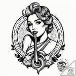 A photo capturing the style and energy of a 1… – style Jagger Old – tattoo sketch (08.12.2025 02:57)