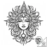 Tattoo sketch a simple ‘sun’ on one, a ‘cloud… – style Jaeger Mini – tattoo sketch (08.12.2025 03:57)