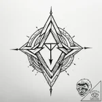 149. tattoo design: a minimalist “veda” rune,… – style Jaeger Simple – tattoo sketch (08.12.2025 04:57)