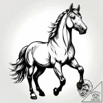 Horse – style Jagger Old – tattoo sketch (08.12.2025 10:57)