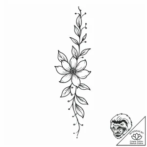 Tattoo sketch, slender minimalist hand holdin… – style Jaeger Mini – tattoo sketch (08.12.2025 19:57)