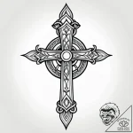 цепь, tattoo sketch design, on a clean white… – style Jagger Old – tattoo sketch (08.12.2025 20:17)