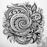 Tattoo sketch, paprika with swirling psychede… – style Jaeger Simple – tattoo sketch (08.12.2025 21:40)