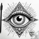 Tattoo design a gamer’s eye reflecting a vibr… – style Jaeger Simple – tattoo sketch (09.12.2025 00:57)