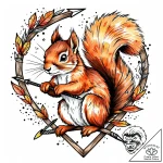 рѕрѕріс‹рµ рїсђрёрєр»сћс‡рµрѕрёсџ р±рµр»рєрё… – style Jaeger Mini – tattoo sketch (09.12.2025 01:17)