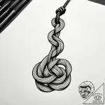 Tattoo sketch a climbing rope forming a stron… – style Jaeger Simple – tattoo sketch (10.12.2025 02:57)