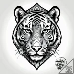 Tattoo sketch, fierce tiger stalking through… – style Jagger Old – tattoo sketch (10.12.2025 04:57)