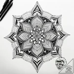 хэндпоук (стиль как объект, если нужно), arti… – style Jaeger Simple – tattoo sketch (10.12.2025 05:37)