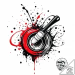 A macro shot of oil and water mixing, creatin… – style Jaeger Mini – tattoo sketch (10.12.2025 05:57)