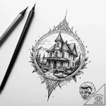 Tattoo sketch coordinates of a significant pl… – style Jaeger Simple – tattoo sketch (10.12.2025 09:37)