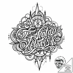 Tattoo sketch a word or phrase forming a subt… – style Jaeger Mini – tattoo sketch (10.12.2025 12:37)