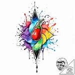 Tattoo design a minimalistic symbol of a resp… – style Jaeger Mini – tattoo sketch (10.12.2025 15:17)