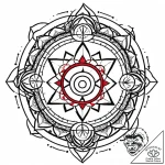 Tattoo sketch, obelix lifting rock with runes… – style Jaeger Mini – tattoo sketch (10.12.2025 19:17)