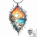 Tattoo sketch, luca with seashell necklace gl… – style Jaeger Mini – tattoo sketch (10.12.2025 20:37)