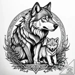 Tattoo design a specific guardian animal (e.g… – style Jaeger Simple – tattoo sketch (10.12.2025 21:37)
