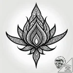 кружева, artistic tattoo sketch, dotwork shad… – style Jagger Old – tattoo sketch (11.12.2025 07:37)