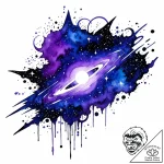 Tattoo sketch a deep indigo and purple waterc… – style Jaeger Mini – tattoo sketch (11.12.2025 12:37)