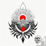 An empty, sun-drenched swimming pool in late… – style Jagger Old – tattoo sketch (11.12.2025 18:17)