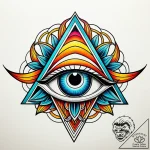 Tattoo design a subtle ‘third eye’ symbol, fo… – style Jaeger Simple – tattoo sketch (11.12.2025 20:17)