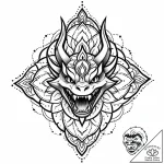 Tattoo sketch, toothless with fire breath, po… – style Jaeger Mini – tattoo sketch (11.12.2025 20:36)