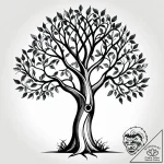 Tattoo design a tree with branches for parent… – style Jagger Old – tattoo sketch (12.12.2025 05:36)
