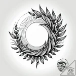 Tat tattoo sketch, swirling air currents with… – style Jagger Old – tattoo sketch (12.12.2025 13:37)