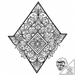 Tattoo sketch a simple triangle with a floral… – style Jaeger Mini – tattoo sketch (12.12.2025 14:37)