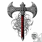 Tattoo sketch a detailed and menacing viking… – style Jaeger Mini – tattoo sketch (13.12.2025 02:37)