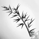 бамбук, artistic tattoo sketch, on a clean wh… – style Jaeger Simple – tattoo sketch (13.12.2025 03:37)