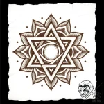 Tattoo sketch a magical warding symbol glowin… – style Flux Inscriptions – tattoo sketch (13.12.2025 07:17)