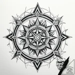 Tattoo design: abstract watercolor depiction… – style Jaeger Simple – tattoo sketch (13.12.2025 07:36)