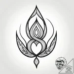 Tattoo sketch a minimalist outline of two han… – style Jagger Old – tattoo sketch (13.12.2025 09:36)
