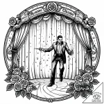 Tat tattoo sketch, actor stepping onto stage… – style Jaeger Mini – tattoo sketch (13.12.2025 13:17)