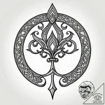 Rapier entwined with thorned vines, ink illus… – style Jagger Old – tattoo sketch (13.12.2025 16:17)