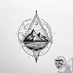 Tattoo sketch coordinates of a significant pl… – style Jaeger Simple – tattoo sketch (13.12.2025 19:36)