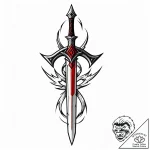 Tattoo sketch a broken sword that has been re… – style Jaeger Mini – tattoo sketch (13.12.2025 19:57)