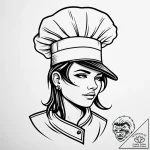 Eskiz.to, tattoo sketch, remy on chef hat sil… – style Jaeger Simple – tattoo sketch (13.12.2025 22:16)