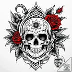 подсолнух, tattoo flash sheet design, soft wh… – style Jaeger Simple – tattoo sketch (14.12.2025 00:57)