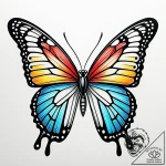 Atomic butterfly with circuit veins, concept… – style Jaeger Simple – tattoo sketch (14.12.2025 11:36)